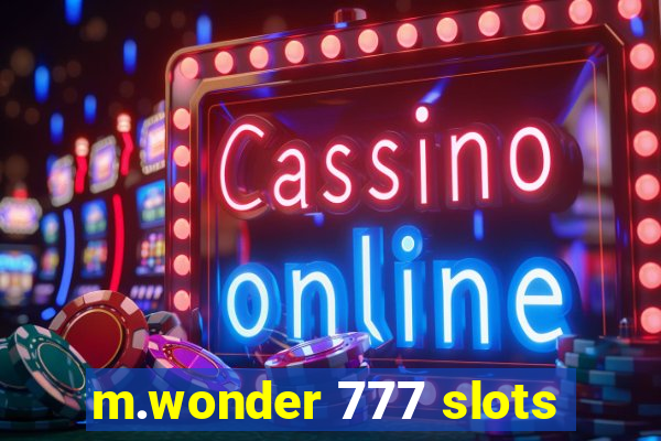 m.wonder 777 slots