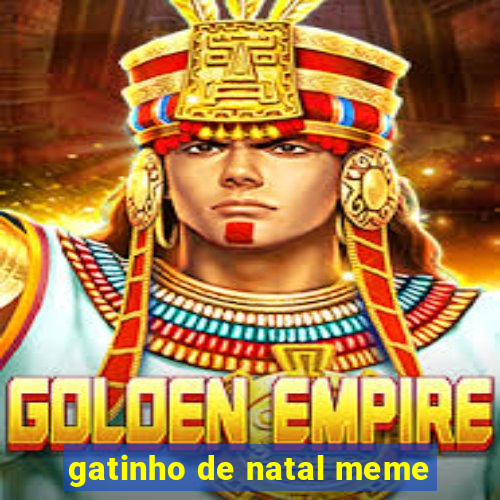 gatinho de natal meme