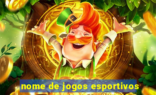 nome de jogos esportivos