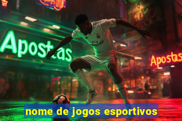 nome de jogos esportivos