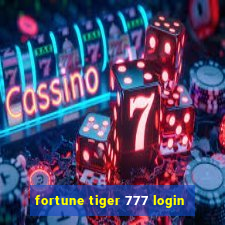 fortune tiger 777 login