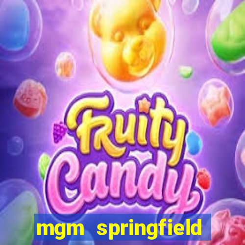 mgm springfield slot payout percentage