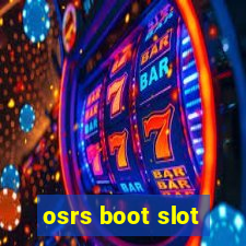 osrs boot slot