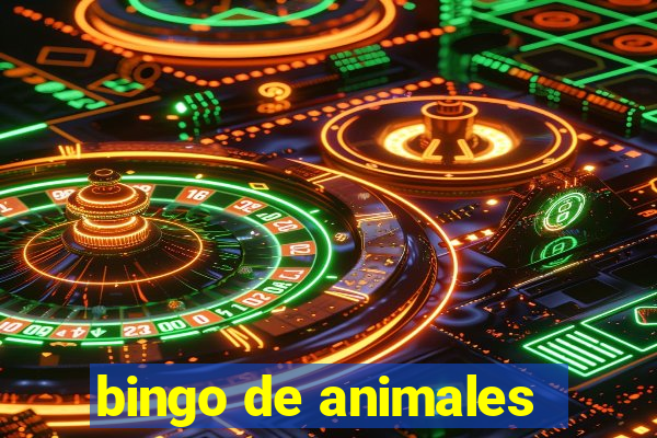 bingo de animales