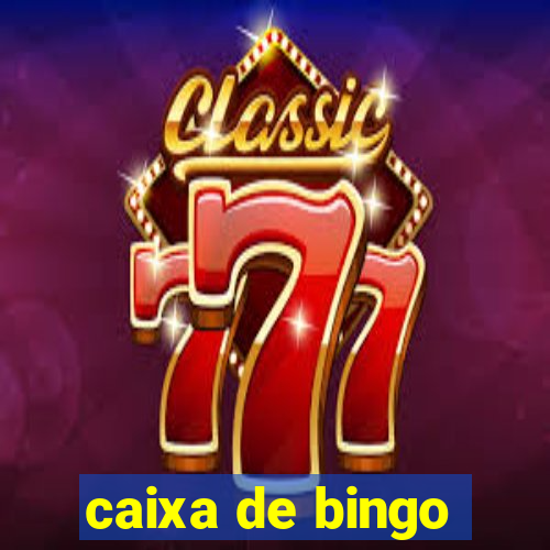 caixa de bingo