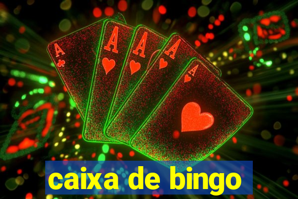 caixa de bingo