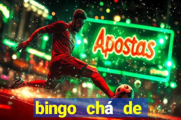 bingo chá de bebê excel