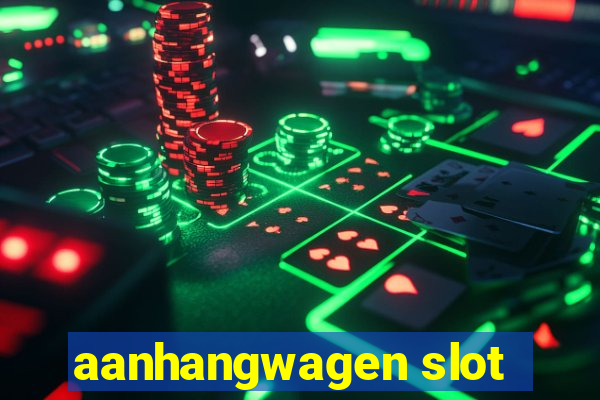 aanhangwagen slot