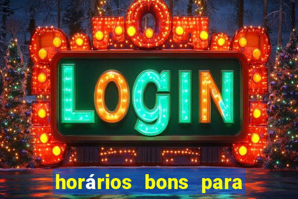 horários bons para jogar fortune tiger