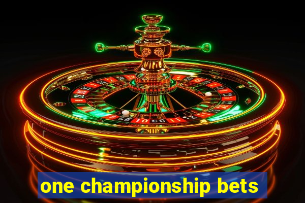 one championship bets