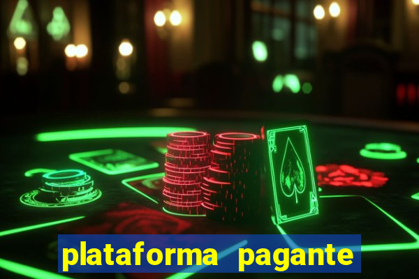 plataforma pagante fortune tiger