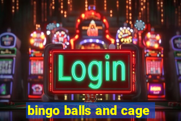 bingo balls and cage