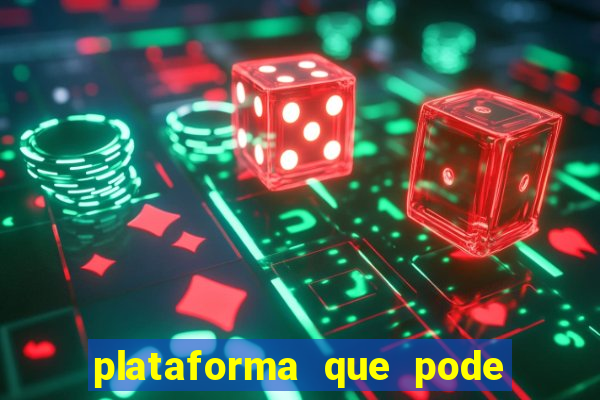 plataforma que pode depositar 1 real