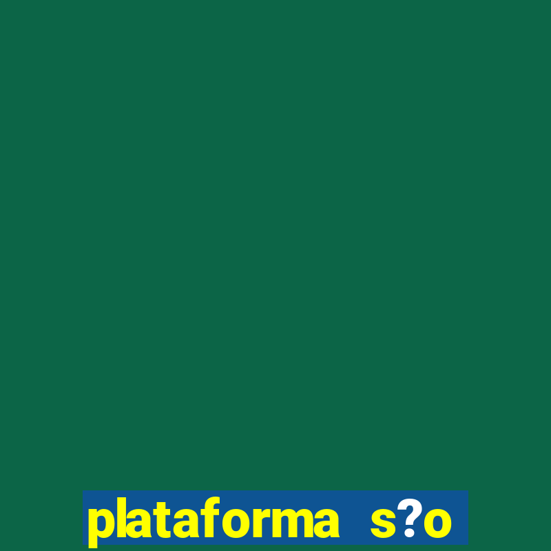 plataforma s?o paulo jogos