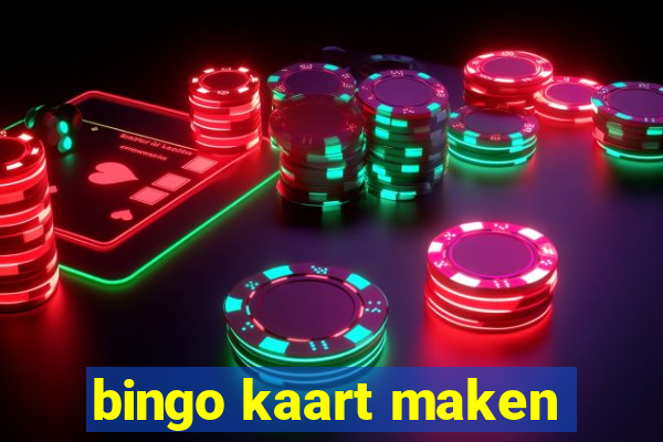 bingo kaart maken