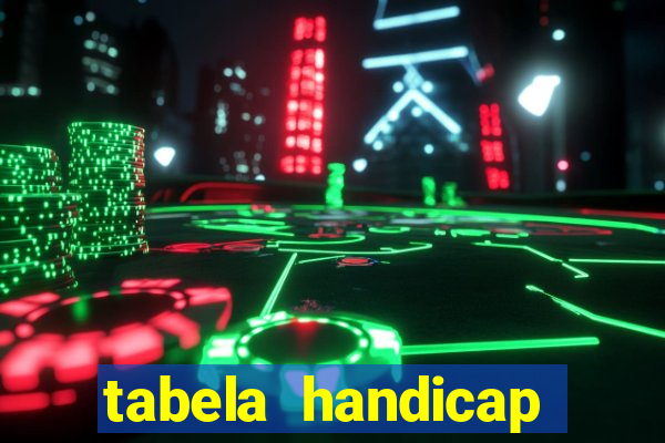 tabela handicap asiatico escanteios