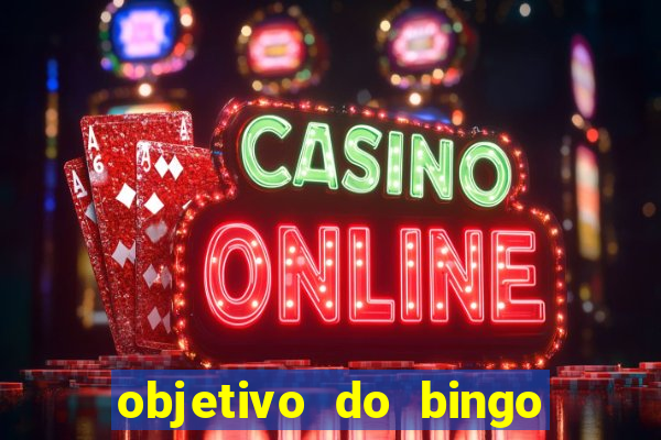 objetivo do bingo de letras