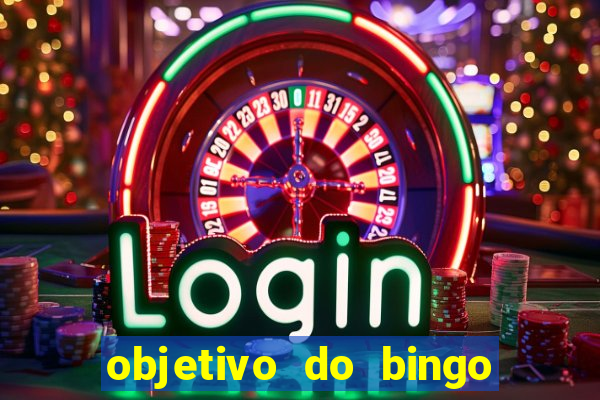 objetivo do bingo de letras