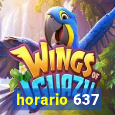 horario 637