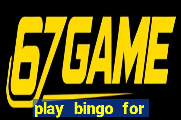 play bingo for money online