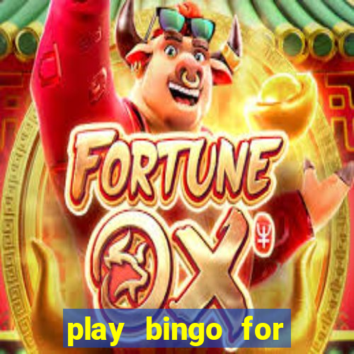 play bingo for money online