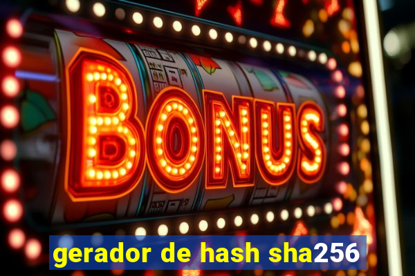 gerador de hash sha256