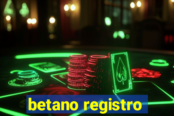 betano registro