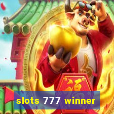 slots 777 winner