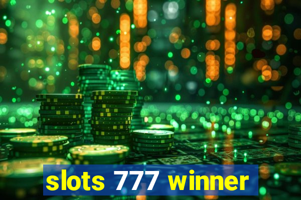 slots 777 winner