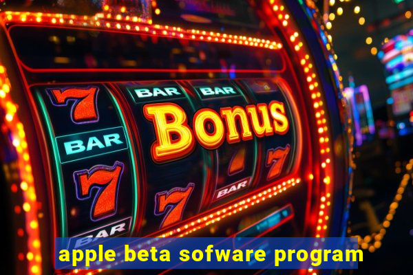 apple beta sofware program