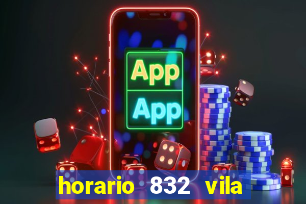 horario 832 vila nova de colares