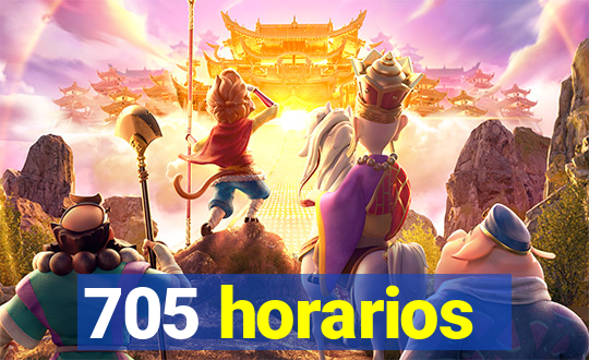 705 horarios