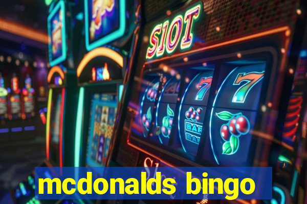 mcdonalds bingo