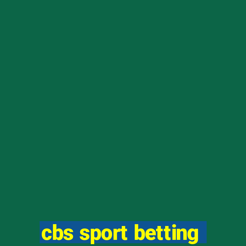 cbs sport betting