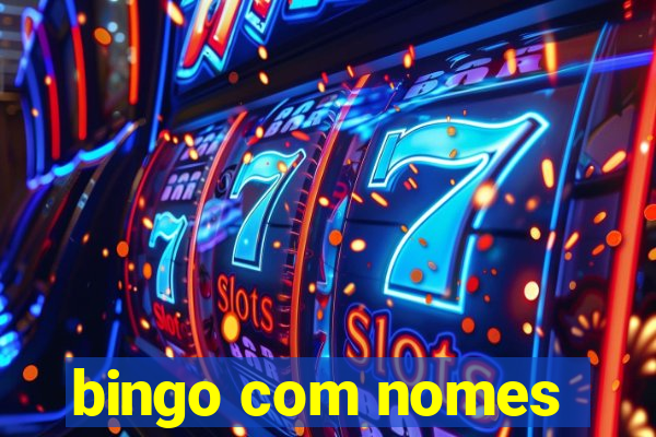 bingo com nomes