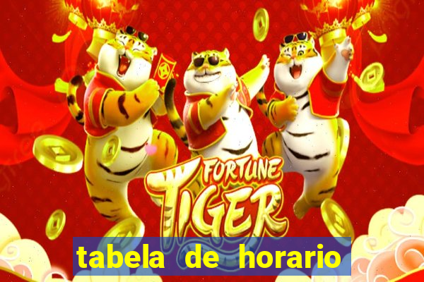 tabela de horario fortune tiger