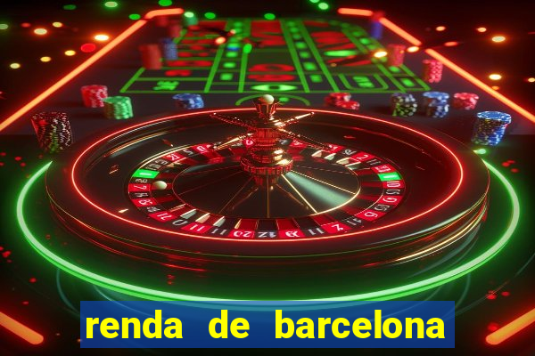 renda de barcelona x real madrid