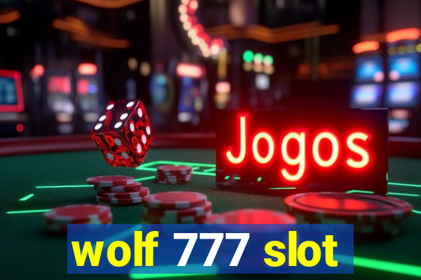 wolf 777 slot