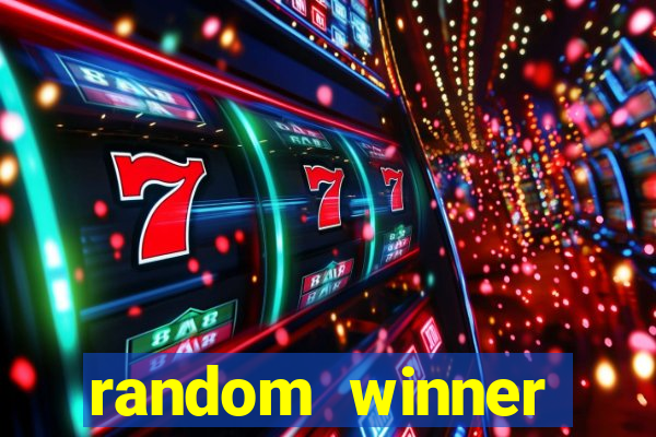 random winner triple play slot