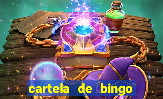 cartela de bingo até 30