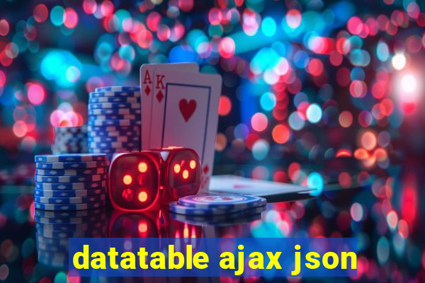 datatable ajax json