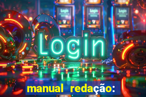 manual redação: folha pdf