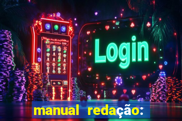 manual redação: folha pdf