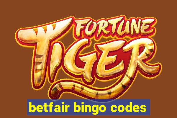 betfair bingo codes