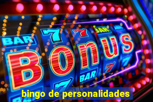 bingo de personalidades