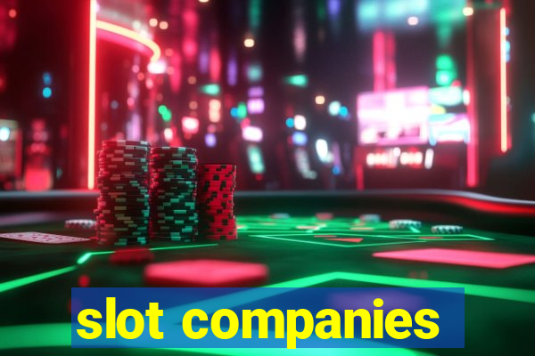 slot companies