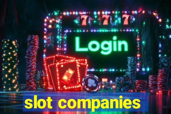 slot companies