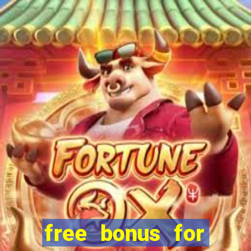 free bonus for online casino