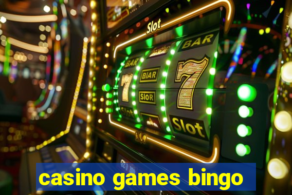 casino games bingo