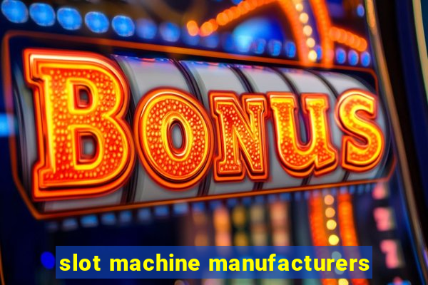 slot machine manufacturers